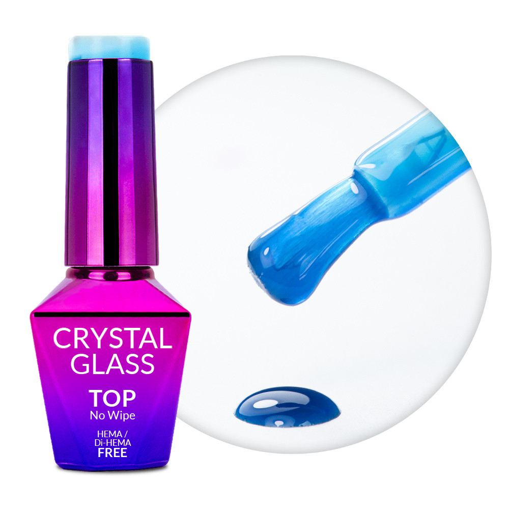 BABY BLUE TOP CRYSTAL MOL