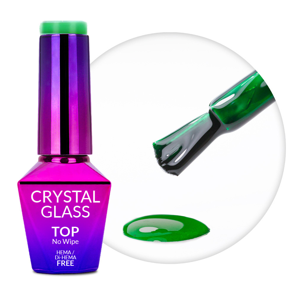 GREEN TOP CRYSTAL MOLLY NAILS 10G