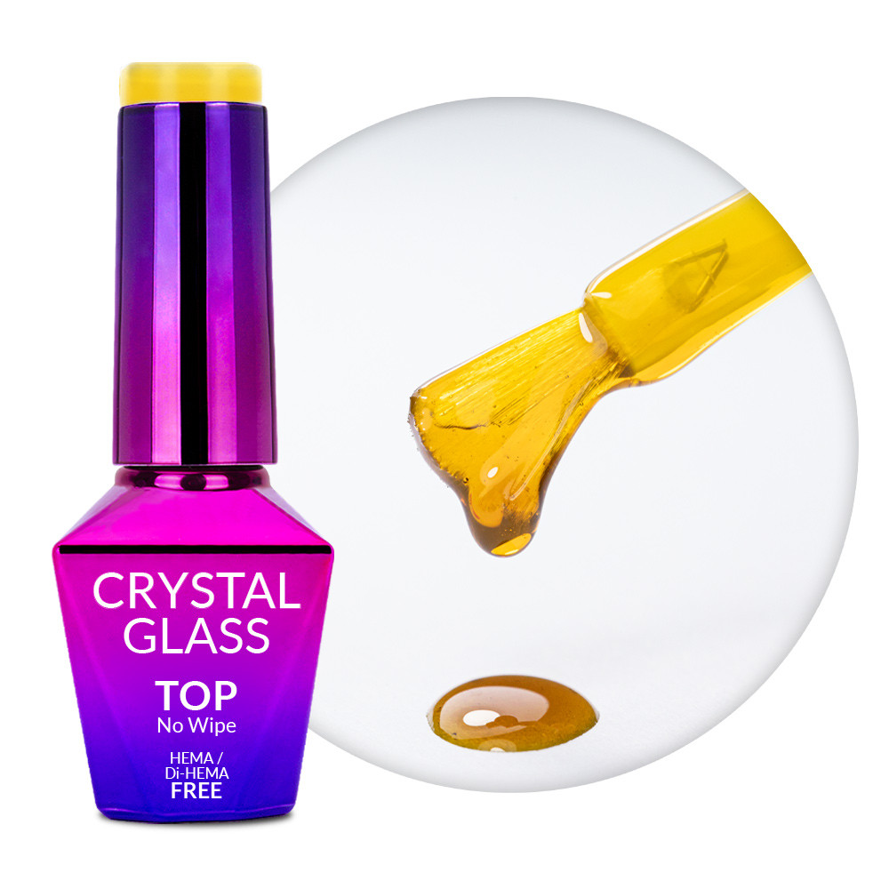 YELLOW TOP CRYSTAL MOLLY NAILS 10G